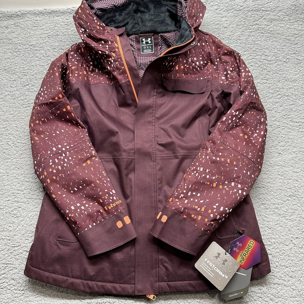 NWT Under Armour Women's Size Large ColdGear Infrared Stardon Jacket 1259510-945